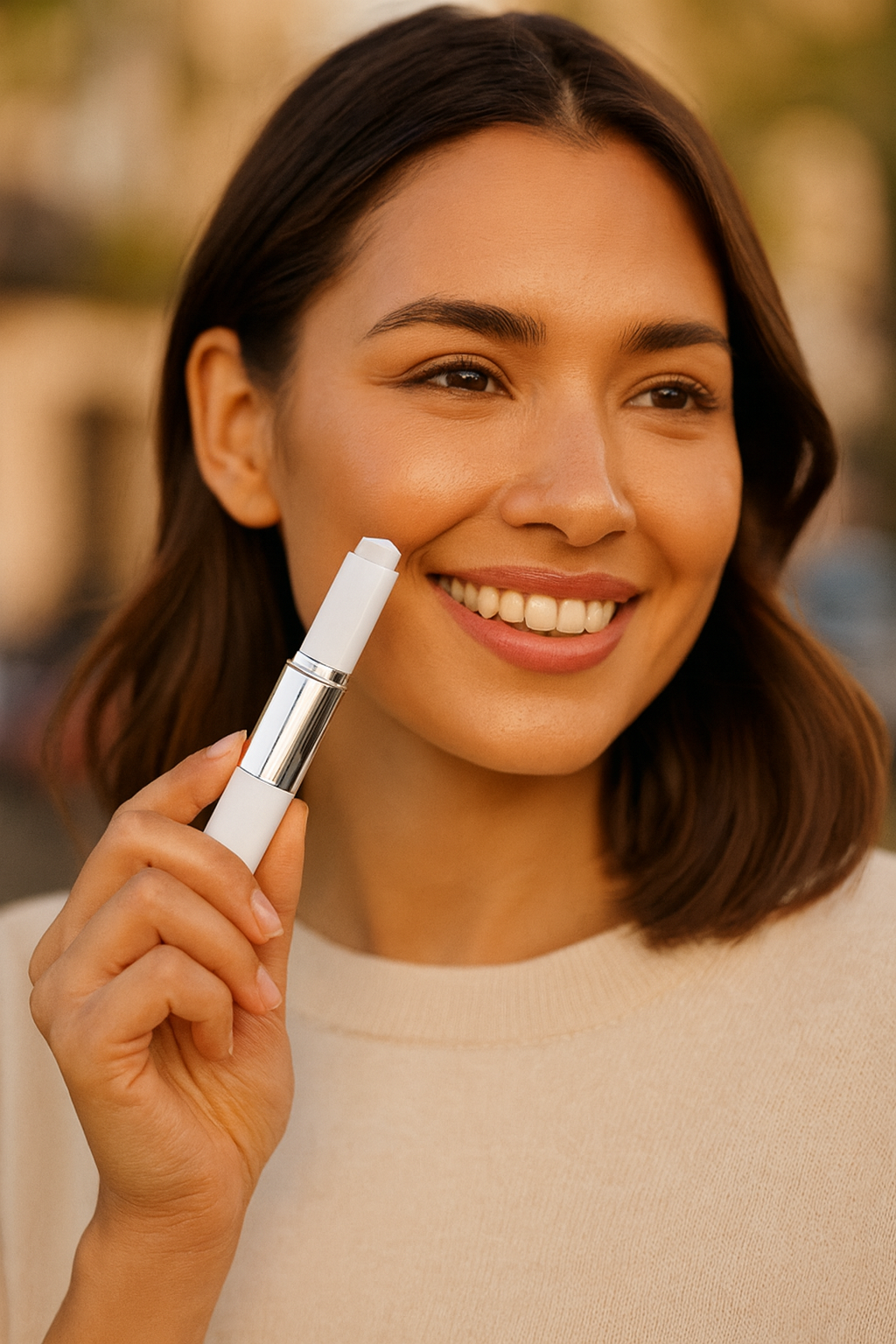 Color-Changing Foundation Stick with Brush