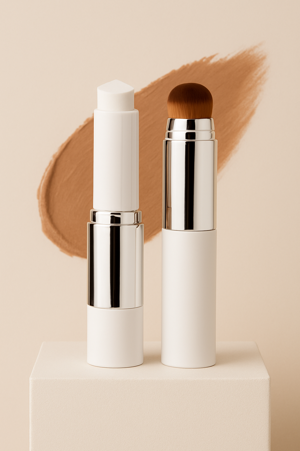 Color-Changing Foundation Stick with Brush