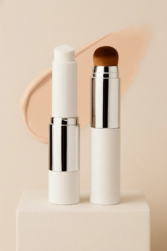 Color-Changing Foundation Stick with Brush