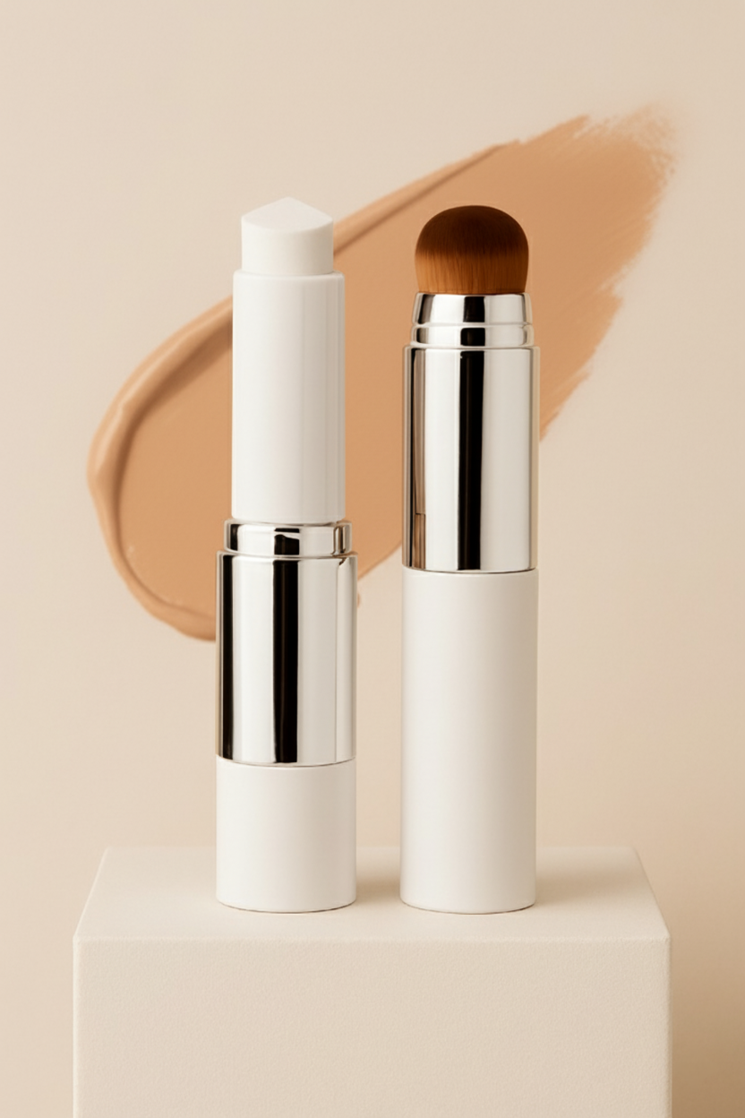 Color-Changing Foundation Stick with Brush